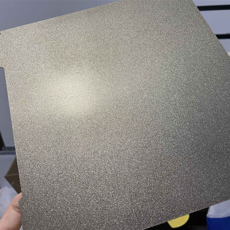热销趣玩3D拓竹x1钢板P1P双面3D打印机面板喷涂磨砂碳纤维PEI
