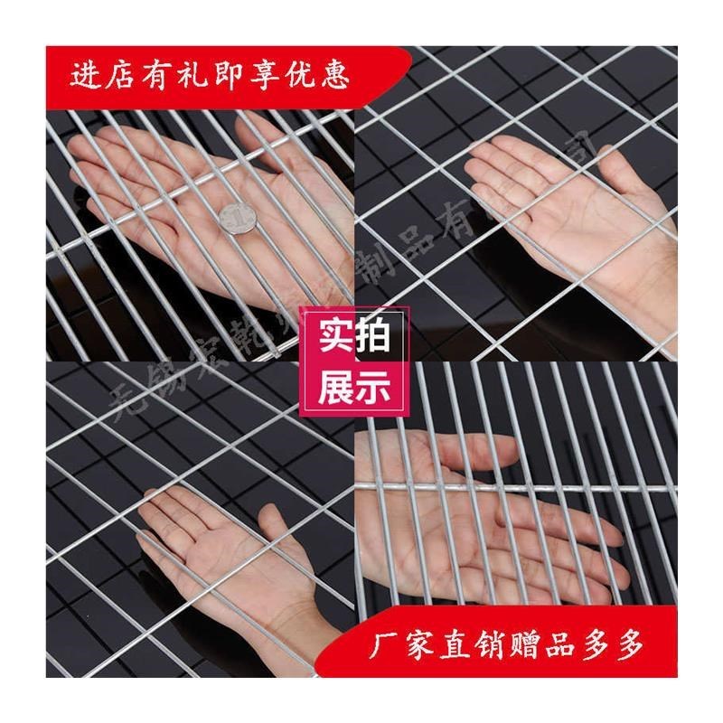 热销热销铁丝网网格养殖镀锌电焊网片小长孔鸟笼狗笼底网铁丝网围