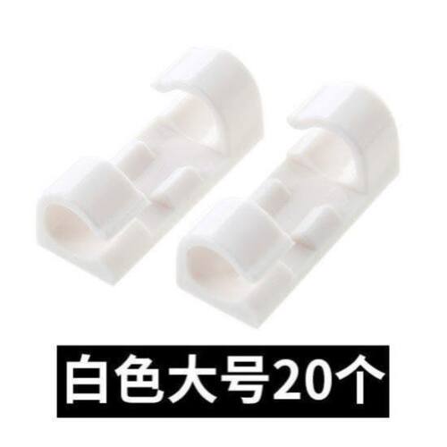 热销自粘电线理线器墙面固定网线免钉打孔电线夹子卡扣u.