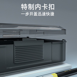 热销大V素描铅笔盒美术生专用DAV素描铅笔收纳盒透明文具盒画笔绘