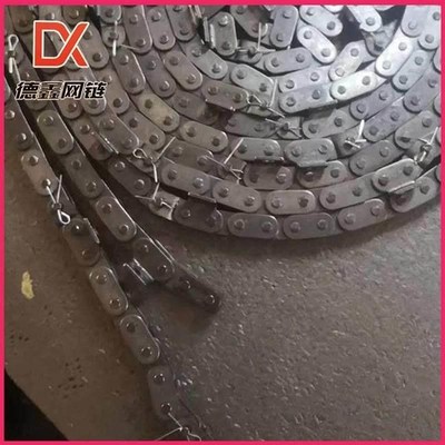 热销一拖二机输送链3分锰钢链轮06c链条非标工业单侧弯板滚子传动