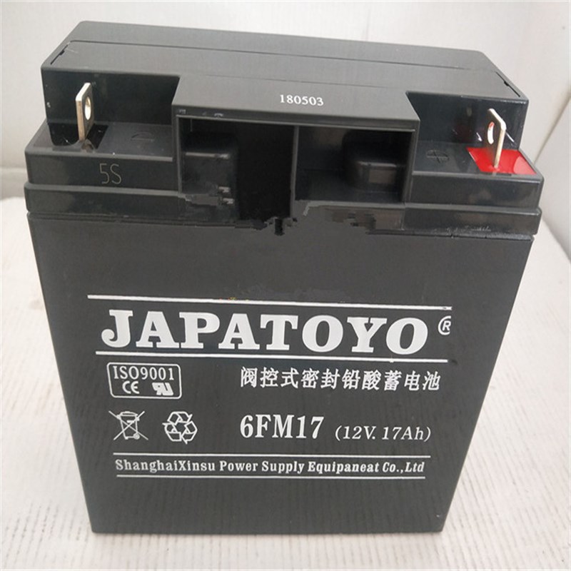 热销东洋蓄电池6FM17ups工业机房12V17AH光伏直流屏基站通讯