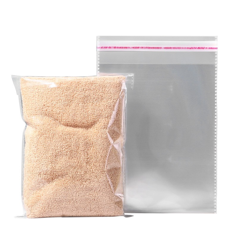 热销OPP袋7丝加厚饰品透明包装袋烧普不干胶自粘袋服装封口塑料自
