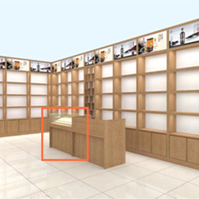 热销定制烟酒店展柜 北京烤漆展示柜商用 名酒柜茶叶酒行玻璃木质