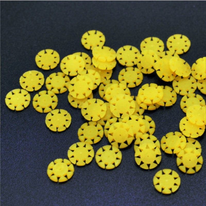 热销牙之光计数片齿科根管锉机扩针使用次数记录片标识硅胶花瓣定