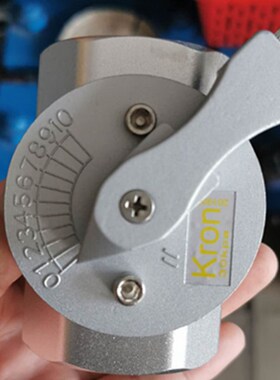 热销窑炉用带刻度铝蝶阀丝扣蝶阀 丝扣风阀 内螺纹铝风阀DN32DN40