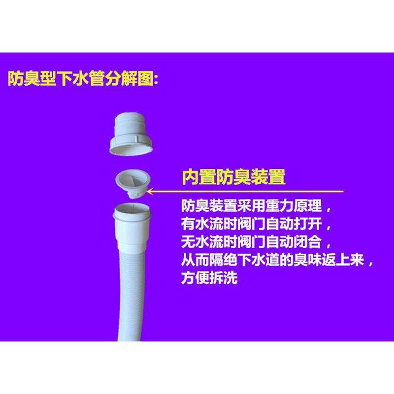 热销洗脸盆排水管卫生间软管台盆洗手池下水管可伸缩拖把池水管子