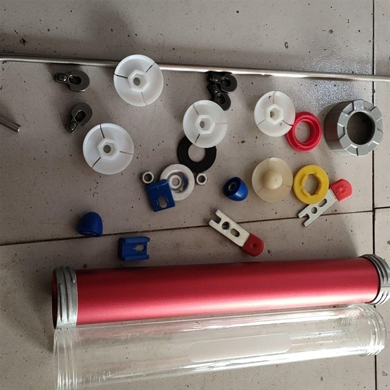 热销胶枪结构胶配件推头专用胶片推盘玻璃胶散件大全推片加厚尼龙