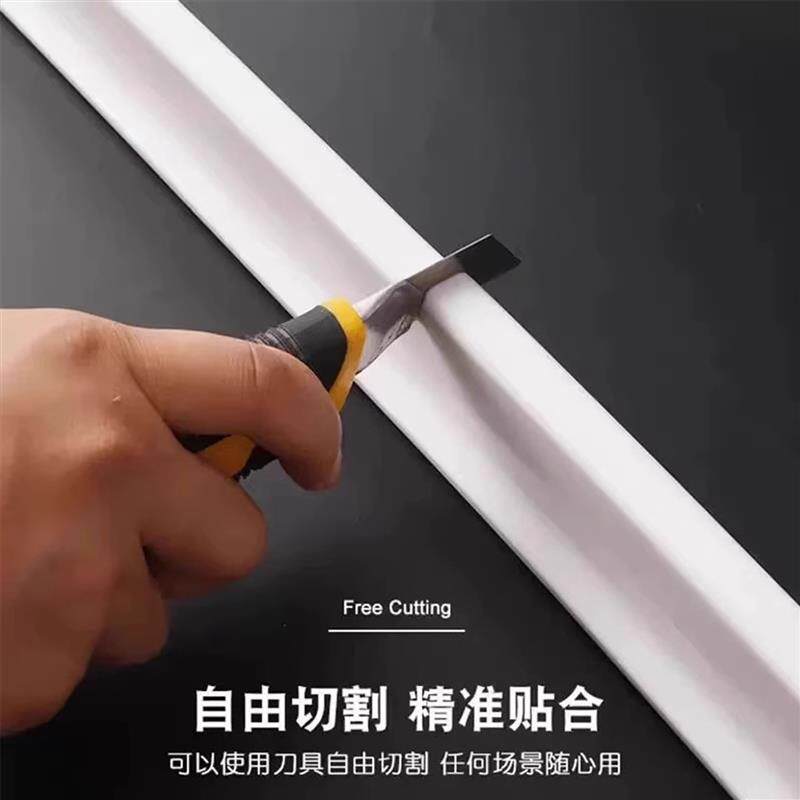 热销挡水条浴室淋浴房配件卫生间挡水条硅胶自粘防水条淋浴房地面
