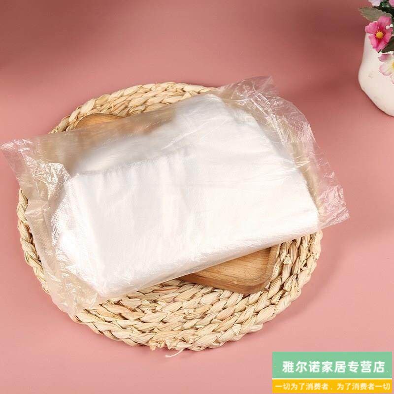 热销一次性脚套泡脚袋鞋店试鞋袋家用固定手套透明薄膜套脚袋塑料