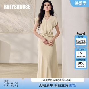 罗衣设计感汉麻扭结套装 褶皱上衣半身裙两件套12392 2025夏季 新款