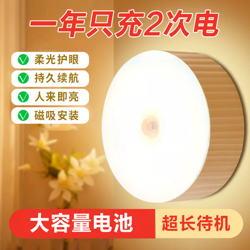 智能人体自动感应小夜灯