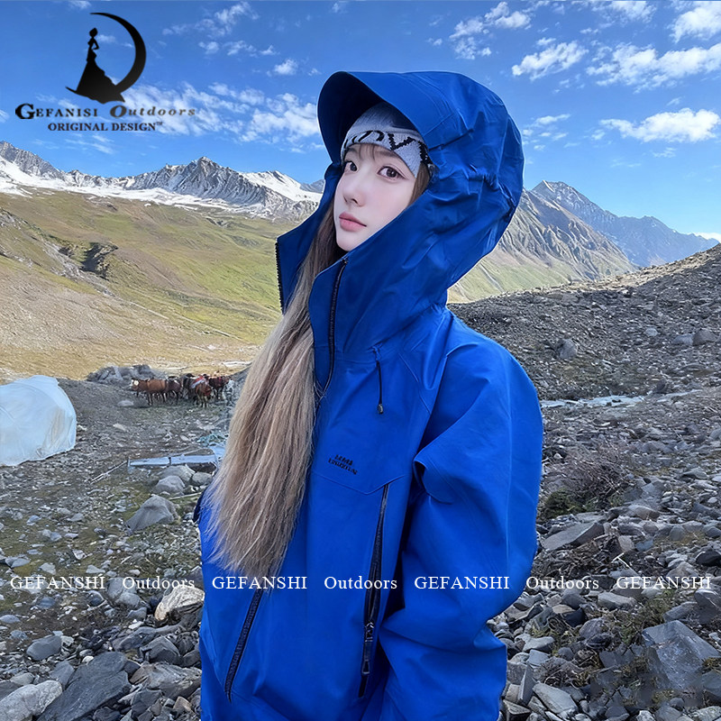 德国软壳冲锋衣外套女2026新款户外秋冬三合一防风防水徒步登山服