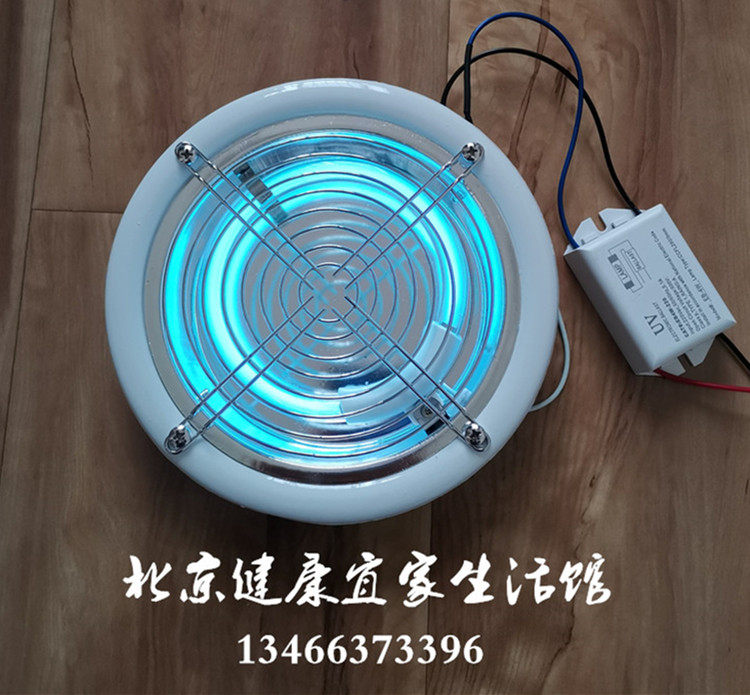 圆形车载冷阴极紫外线消毒灯杀菌灯医院120车救护车灭菌灯12v24v