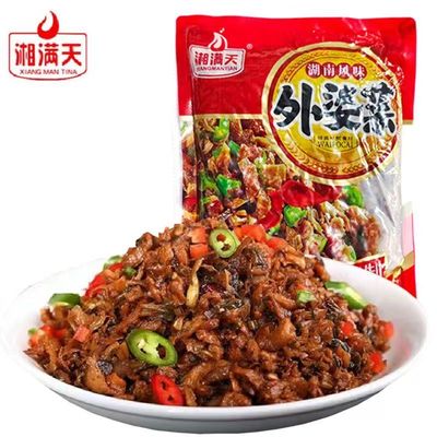 农家湘满天外婆菜湘西特产下饭菜湖南香辣开胃咸菜萝卜干腌菜榨菜