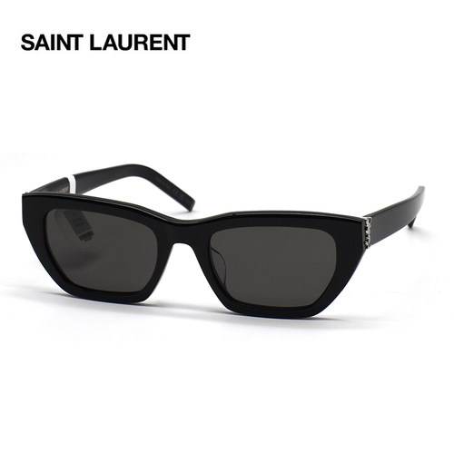 SAINT LAURENT/圣罗兰 猫眼明星同款超轻墨镜太阳镜女SL M127/F