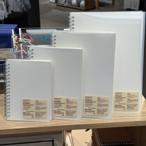 muji双环点格a6b6a5活页笔记本