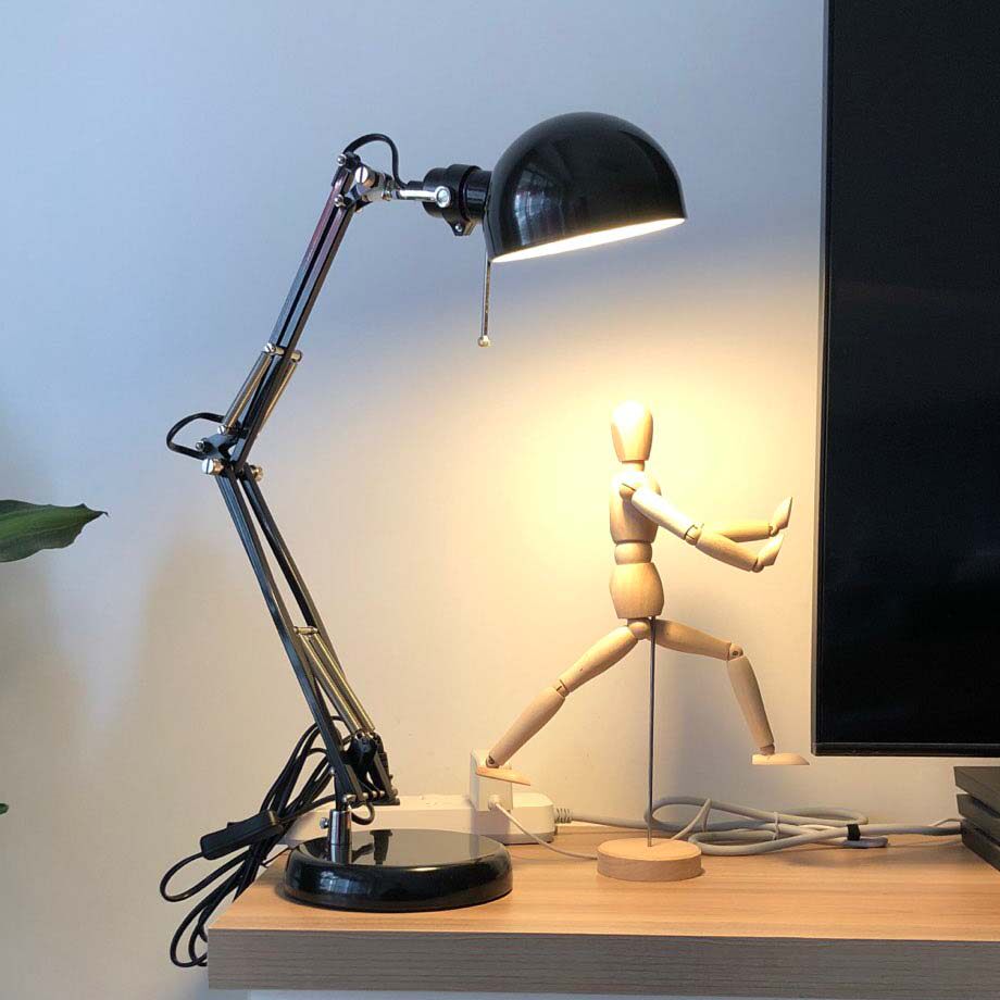 宜家ikea芙萨工作灯可调节阅读看书台灯 床头灯