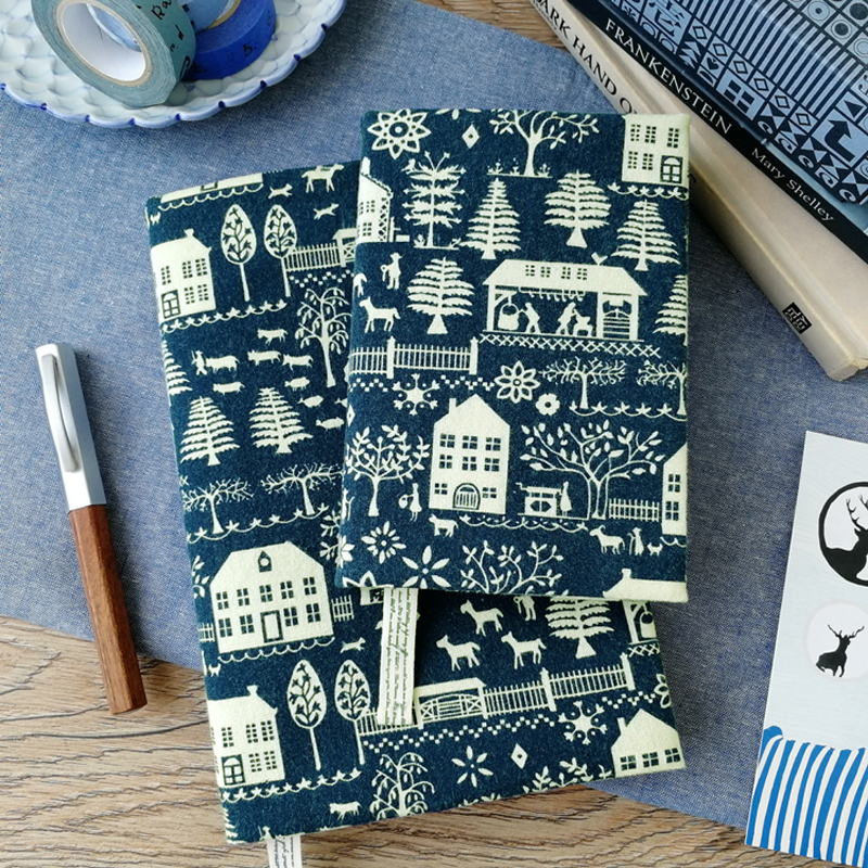 手帐绒布余白a5书衣定制