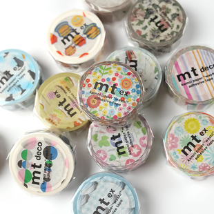 日本MT2025春夏素材SOUSOU艺术家联名系列和纸胶带手账装饰贴整卷