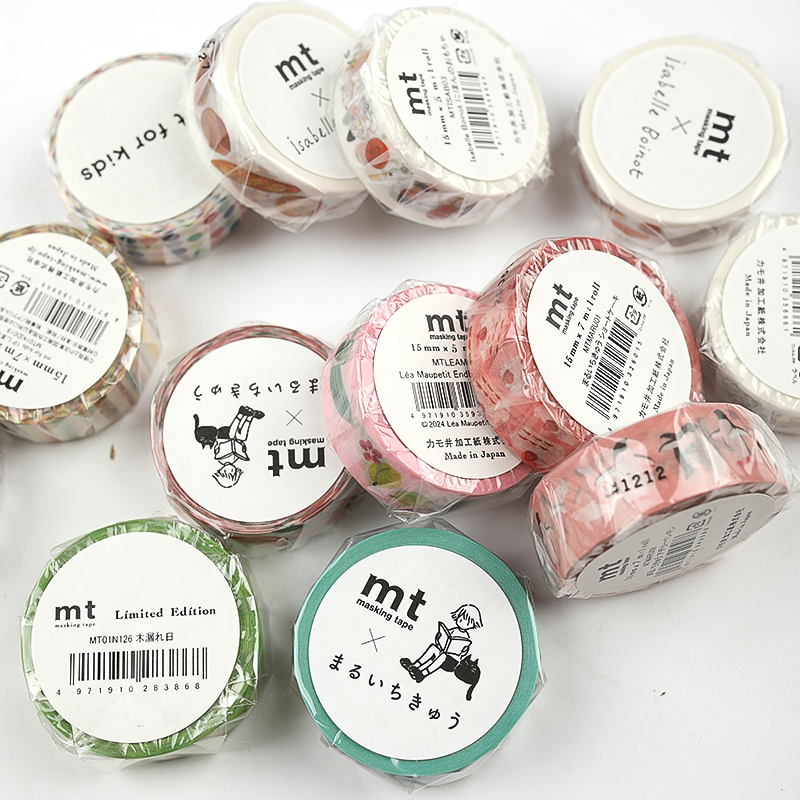 日本MT和纸胶带 艺术家maruichikyu 企鹅 熊猫 糖果进口和纸胶带