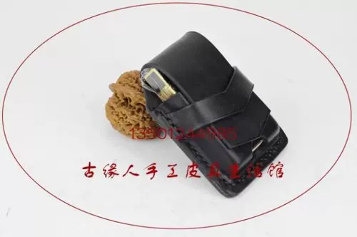 Индивидуальная зажигалка, защитный чехол, из натуральной кожи, защита при падении