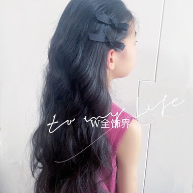 韩版儿童黑色蝴蝶结发夹甜美可爱双马尾刘海夹