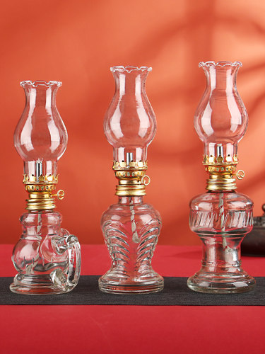 复古煤油灯纯棉供佛户外透明