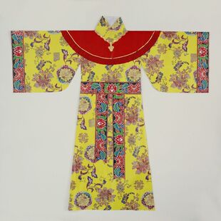 新款泰山奶奶纸衣服仙衣神袍仙家纸袍娘娘款服饰手工民族风配霞帔