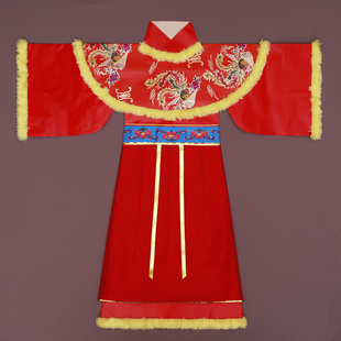 寒衣秋冬款绒绒边仙家纸衣凤袍王母娘娘仙衣奶奶云肩款纸衣服纱裙