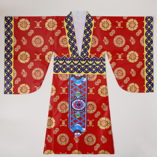 仙家纸衣服大袖大板型佛祖仙衣弥陀佛长袍佛衣纸炮上方仙大褂大袖