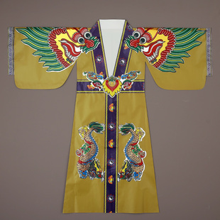 龙袍仙家衣服手工纸衣服定做玉皇大帝服饰玉帝长袍仙衣男大龙纸衣