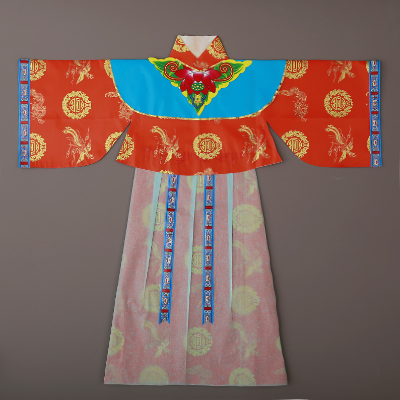 纱裙款长袍仙家纸衣服
