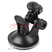 运动相机行车记录仪吸盘支架gopro摄影摄像头车载支架1 4固定底座