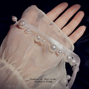 *法式复古*小众轻奢设计感 超仙少女气质珍珠锁骨链choker颈项链