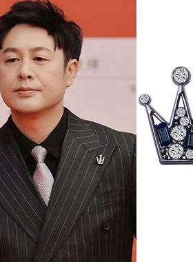 张颂文同款胸针男生韩版个性气质