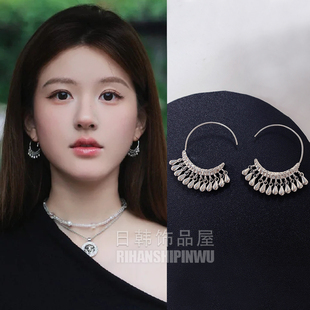 许我耀眼赵露思许妍同款 耳环度假外出耳饰女高级感小众气质百搭潮