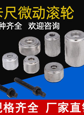 游标卡尺微调滑块滚轮螺丝螺母配件高度游标尺配件紧锁铜片多规格