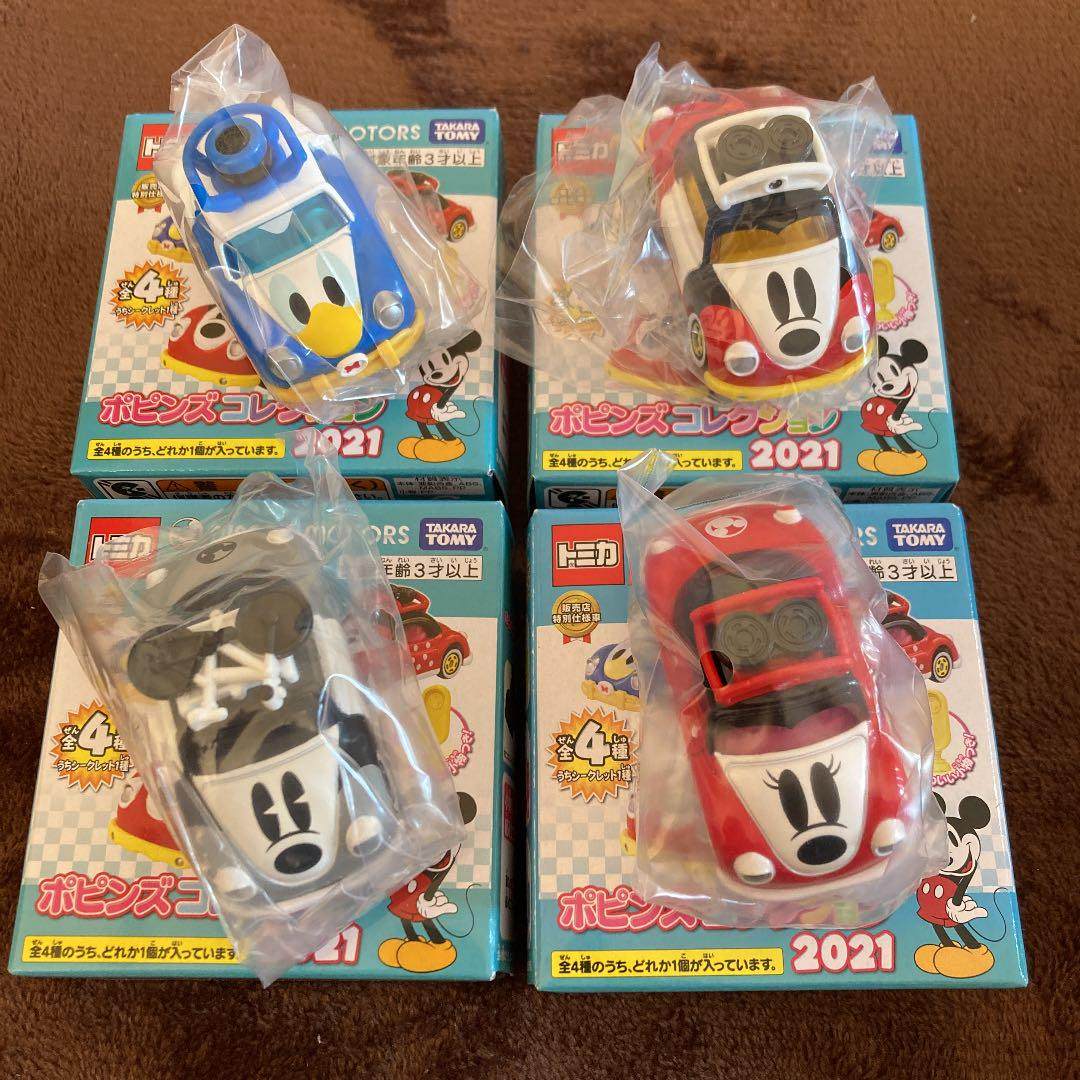 tomy多美卡迪士尼2021年盲盒甲壳虫黑白米奇合金小车模唐老鸭玩具