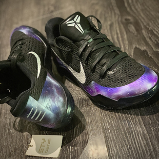 Nike 科比低帮实战篮球鞋 Kobe11 星云 ZK11黑金黑曼巴 STY定制