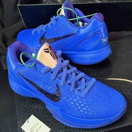 STY定制Nike Kobe6 ZK6科比6芝麻街联名耐克低帮篮球鞋克拉克同款