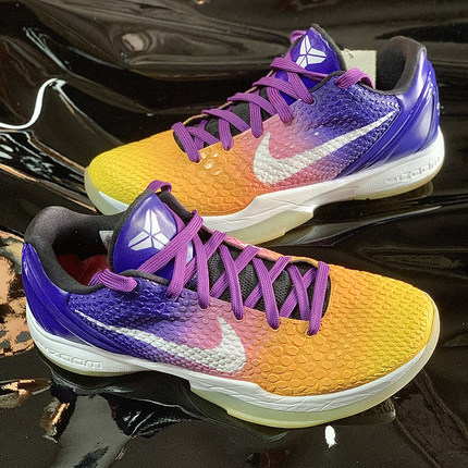 STY定制Nike kobe 6 ZK6 科比6 全明星太阳PE耐克篮球鞋 布克同款
