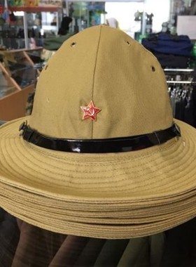 冷战直采苏联M81加里宁帽巴拿马帽阿富汗战术奔尼帽子户外防晒男