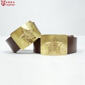 冷战直采俄罗斯公发苏联M69 M81黄铜扣士兵常服外腰带 战术腰带