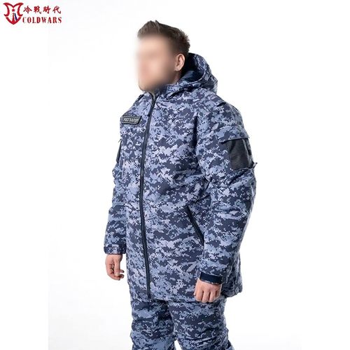 俄军奥摩迷彩防寒服滑雪棉服原品
