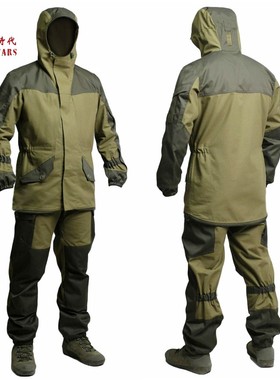 冷战时代俄军特种兵郭卡3M作战服GORKA罩衣俄式战术迷彩服冲锋衣