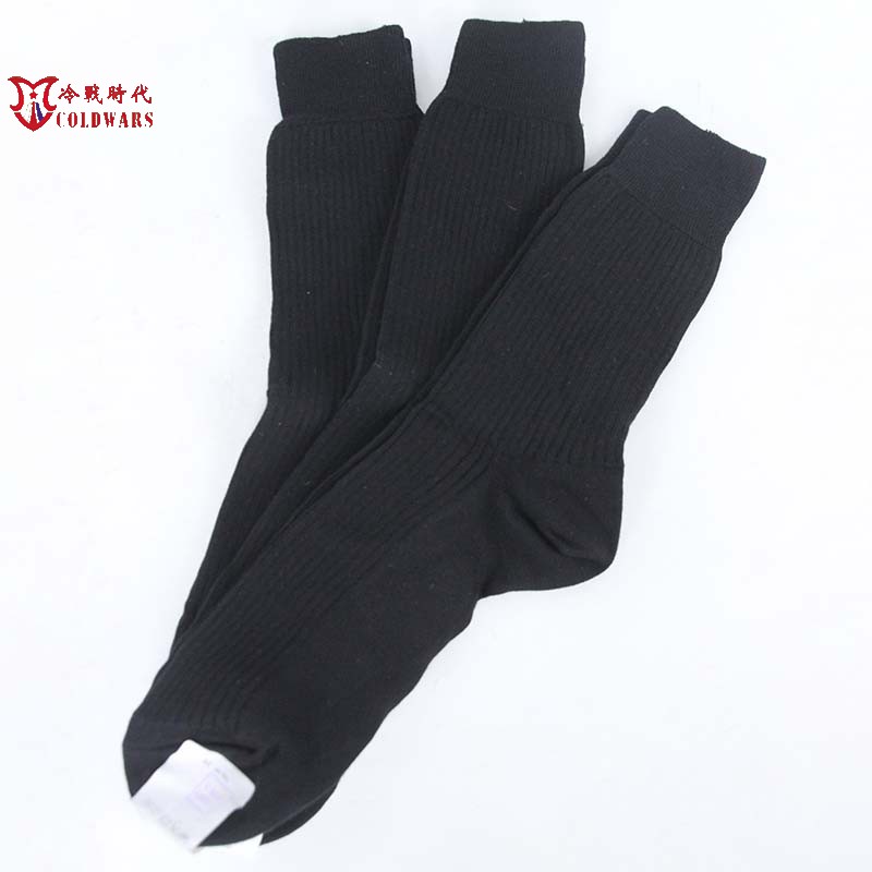 冷战时代俄罗斯公发纯棉带跟线袜