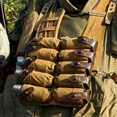 冷战直采俄罗斯原品苏军公发VOG 25榴弹携行包战术挎包阿富汗车臣