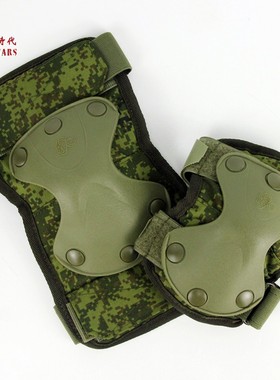 冷战时代 复刻俄罗斯军迷6B51战术护具 小绿人迷彩 护膝护肘