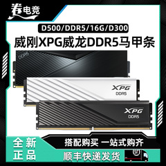 威刚XPG威龙D500 ddr5 16G D300 吃台式机电脑内存条马甲条